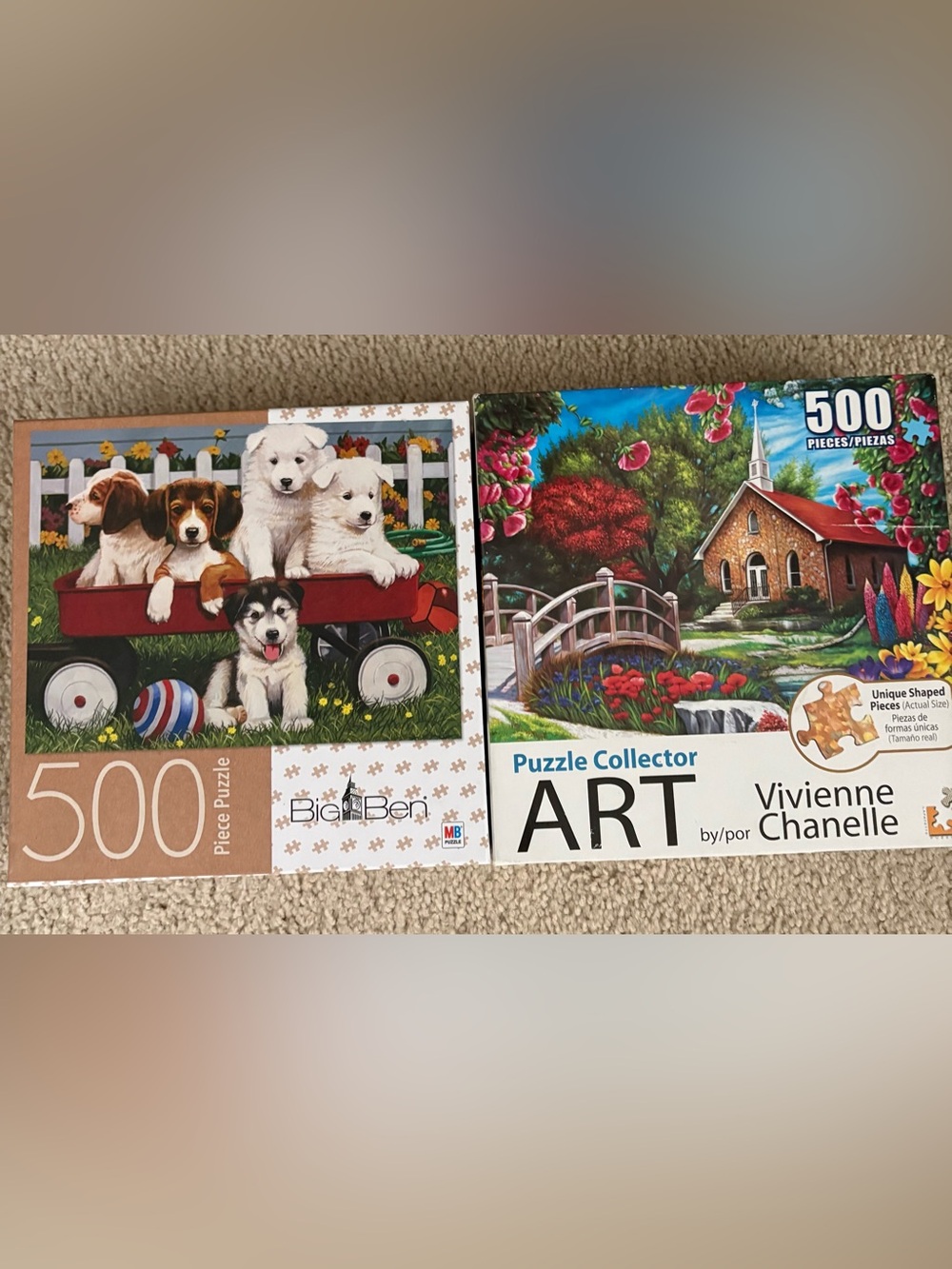 Two 500 pc Puzzles